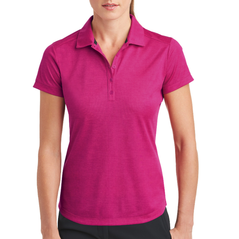 Pink Nike womens golf polo shirt